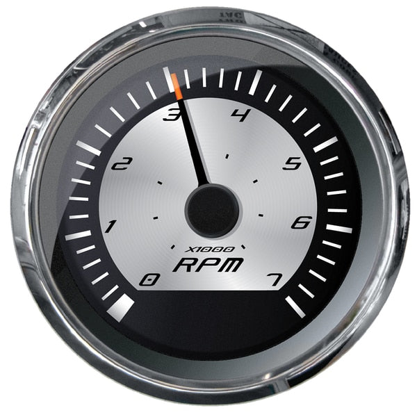 Platinum 4" Tachometer - 7000 RPM (Gas - Inboard,  Outboard -I/O)