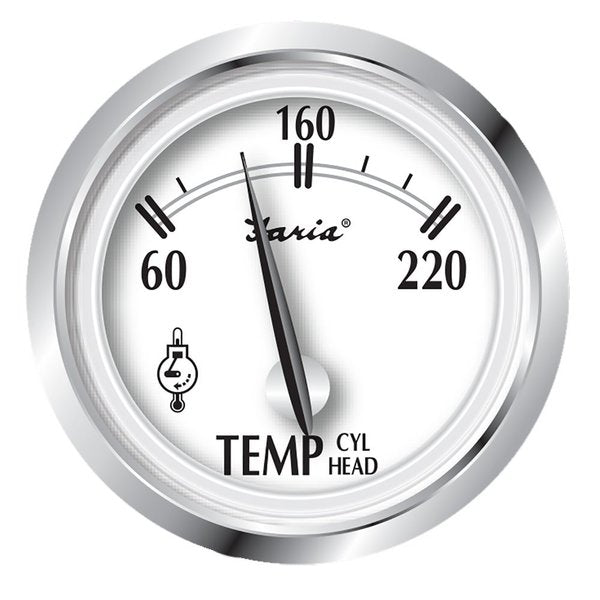 Faria Newport SS 2" Cylinder Head Temperature Gauge w/Sender - 60&deg;