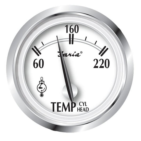 Faria Newport SS 2" Cylinder Head Temperature Gauge w/Sender - 60&deg;