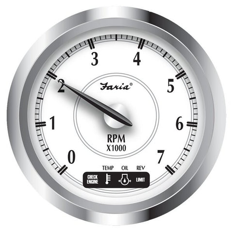 Faria Newport SS 4" Tachometer w/System Check Indicator f/Suzuki Gas O