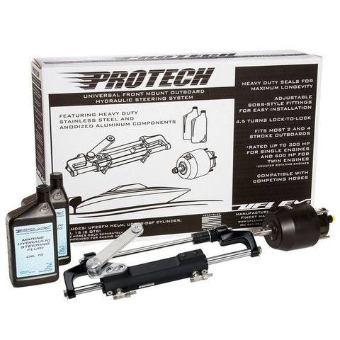 Uflex PROTECH 2.1 Front Mount OB Hydraulic System - Includes UP28 FM H