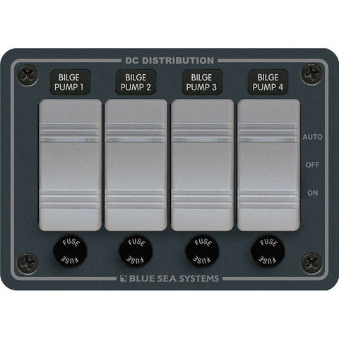 Blue Sea Contura 4 Bilge Pump Control Panel