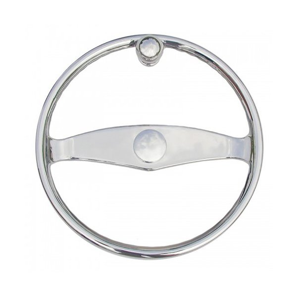 Schmitt &amp; Ongaro - Ongaro Wheel - 15.5" w/Knob for 3/4" Teleflex Tapered Shaft