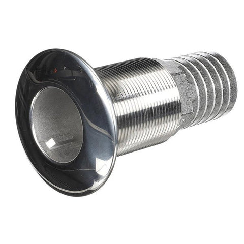 Attwood Stainless Steel Thru-Hull Standard Straight Barbed - 1-1/2in Inner Diameter