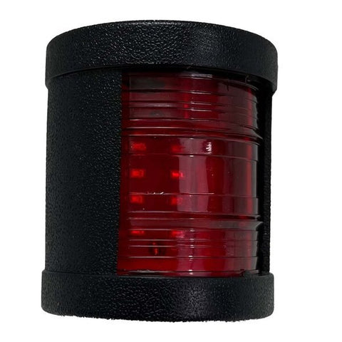 12V-24V Marine RED LED Port Side light with Black Shell