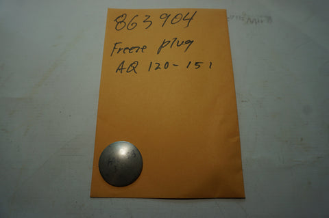 VOLVO 863904 FREEZE PLUG 120-151