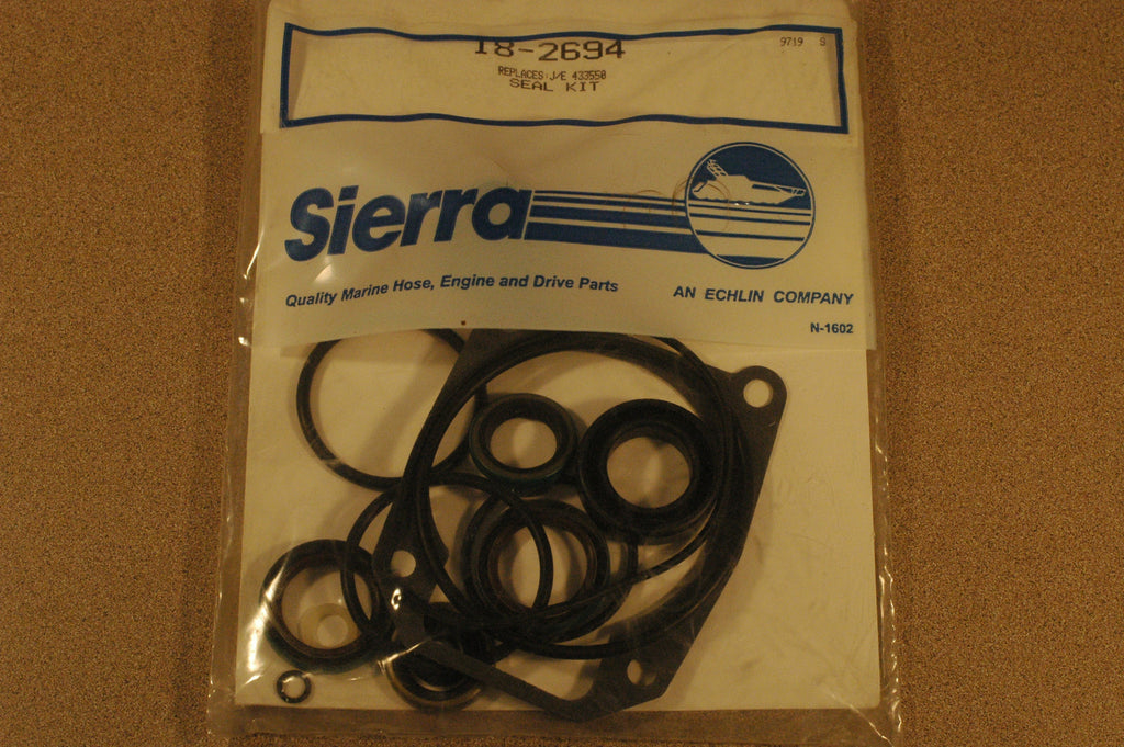 Sierra 18-2694 OMC 433550 Seal Kit Gaskets/Seals part from MarineSurplus.com