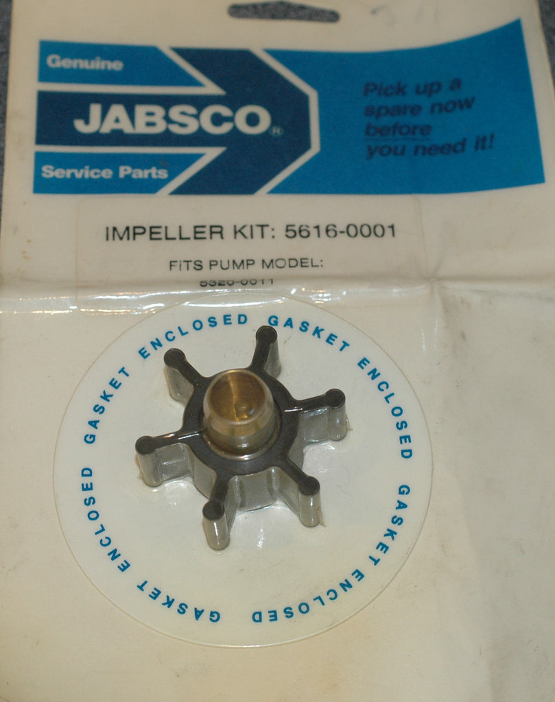 Jabsco 5616-0001 Impeller kit for 5320-0011 pump Impellers part from MarineSurplus.com