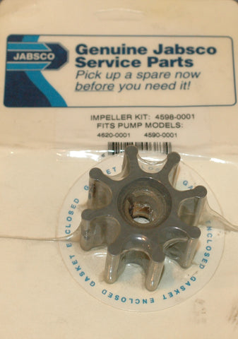 Jabsco 4598-0001 Impeller kit for 4620-0001 and 4590-0001 model pumps Impellers part from MarineSurplus.com