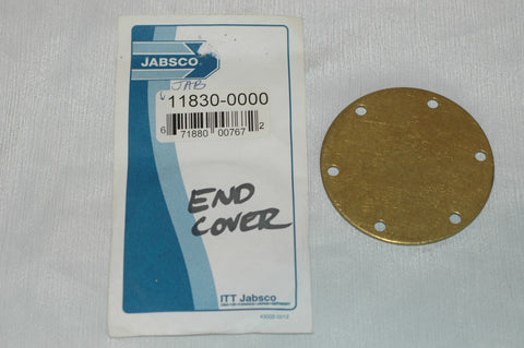 Jabsco 11830-0000 End cap cover Plumbing & Ventilation part from MarineSurplus.com
