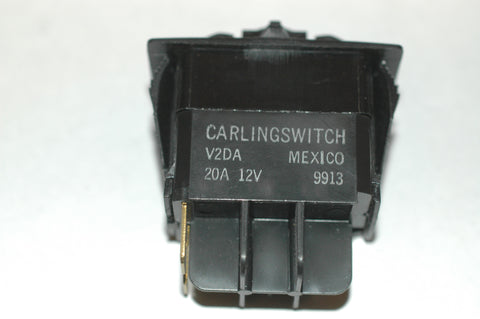 Carling Switch V2DA Lighted momentary on/ off without cover Electrical Systems part from MarineSurplus.com