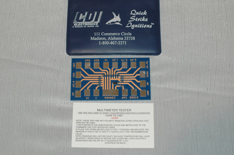 CDI Electronics Resistor Test Circuit Card 511-9800 Tools part from MarineSurplus.com