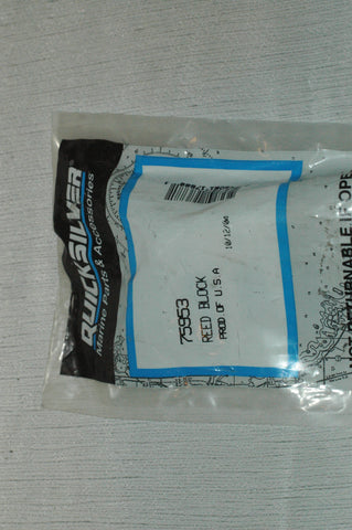 Mercury Marine Quicksilver 75953 reed block Outboard engine parts part from MarineSurplus.com