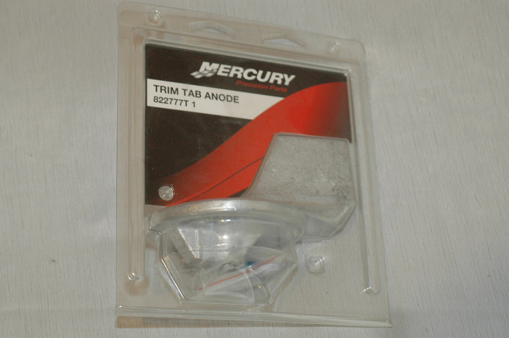 Mercury Quicksilver 822777T1 Trim Tab Anode with bolt