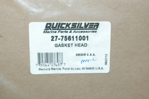 Mercury Quicksilver 27-75611001 Head Gasket