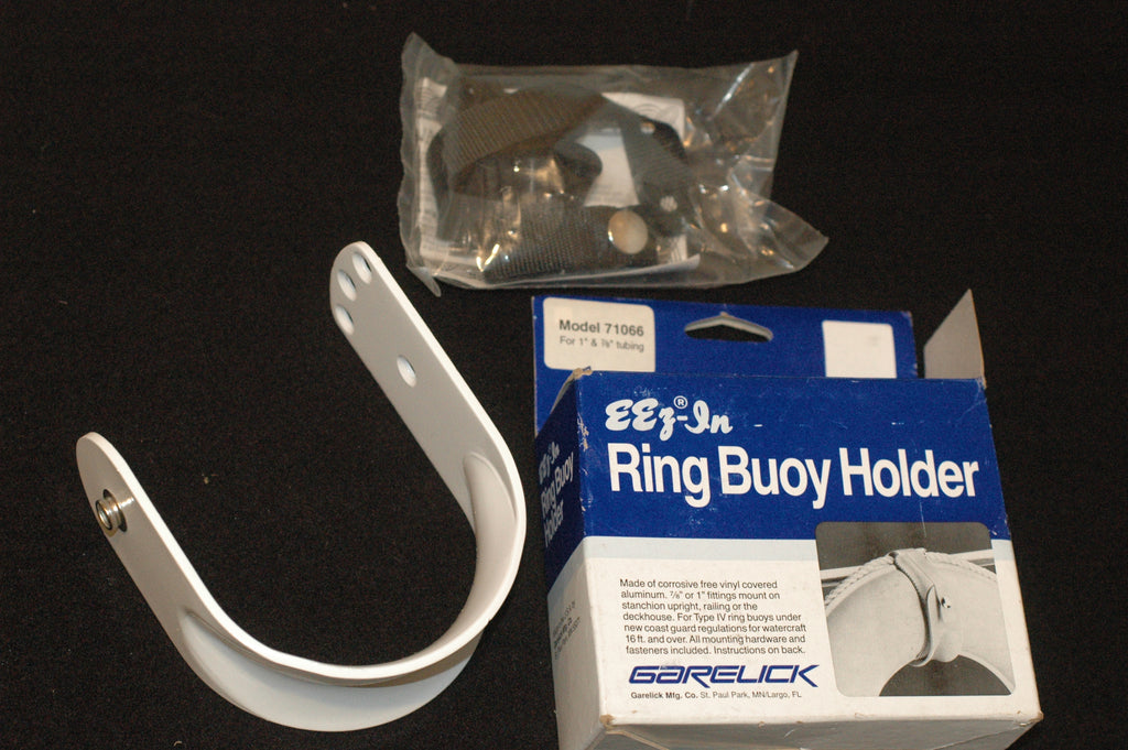 Garelick 71066 ring buoy mount holder rail or bulkhead mount