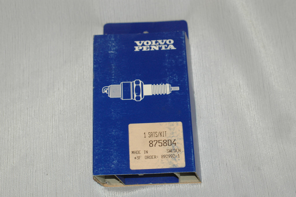 Volvo Penta 875804 Box of 6 Spark Plugs