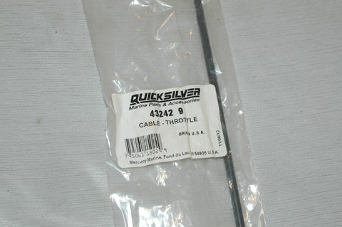 Genuine Mercury Marine Quicksilver 43242 9 throttle cable