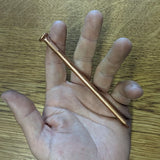 HUGE 5 Inch, 4ga Copper Nails / Spikes for Killing Trees, Stumps, Boatbuilding - 10 Pack