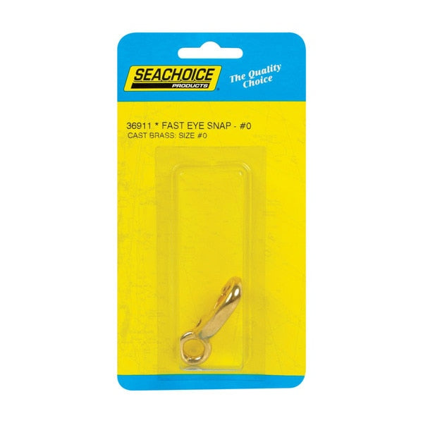 SNAP FAST EYE BRASS 2""L