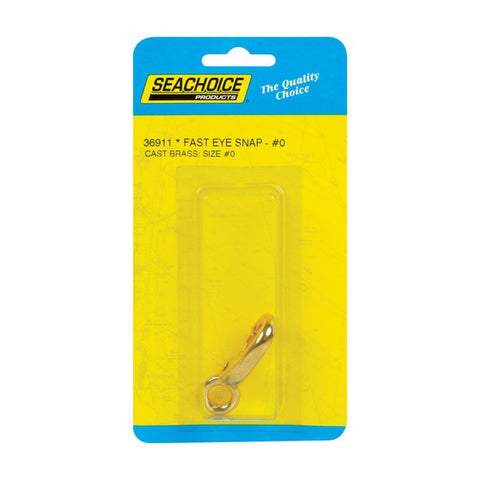 SNAP FAST EYE BRASS 2""L
