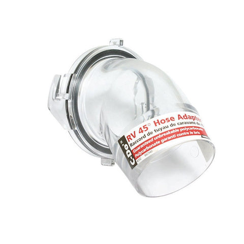 Clear Sewer Hose Adapter