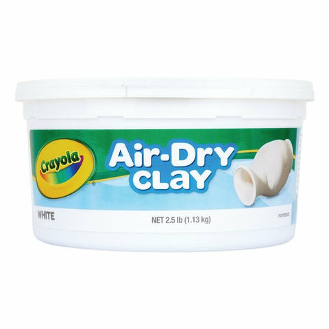 Air-Dry Clay, White,   2.5 lbs