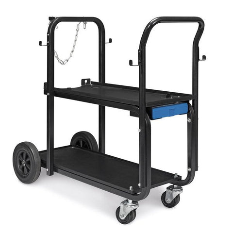 MillerâˆšÃ‡Â¬Ã† Heavy-Duty Welder Cart & Cylinder Rack