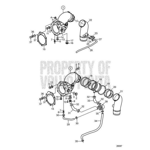Exhaust Pipe Elbow V2