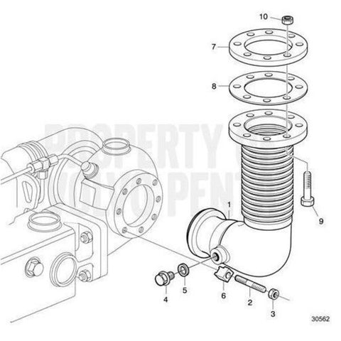 Exhaust Pipe ElbowV2