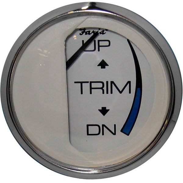 Chesapeake White Ss 2 Trim Gauge JE Suzuki Outboard