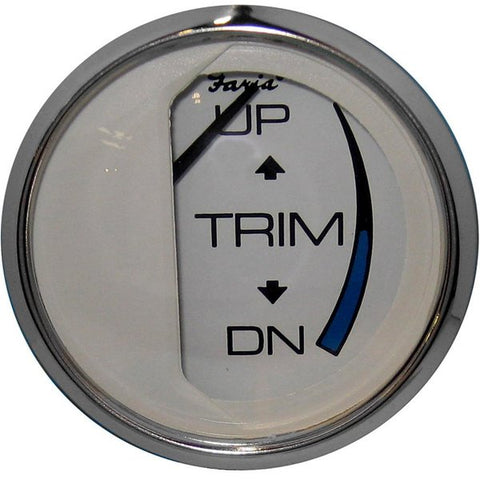 Chesapeake White Ss 2 Trim Gauge JE Suzuki Outboard