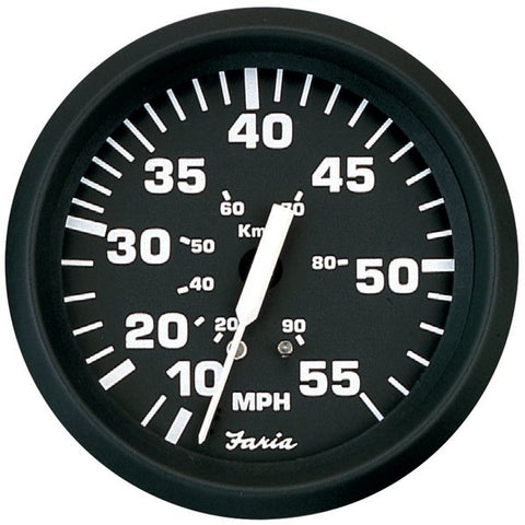 Euro Black 4 Speedometer 55Mph Mechanical