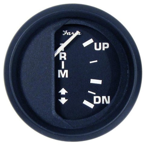 Euro Black 2 Trim Gauge Merc Mariner Volvo Dp Yamaha