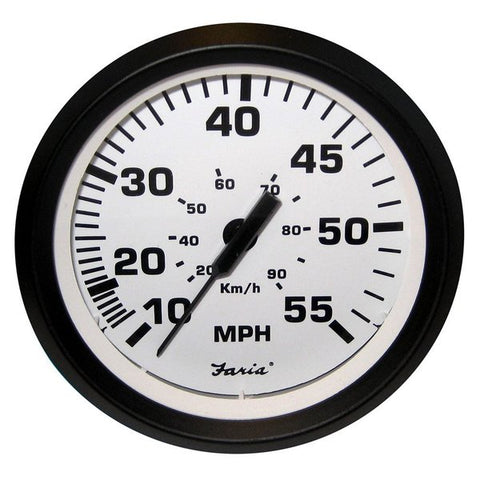 Euro White 4 Speedometer 55Mph Mechanical