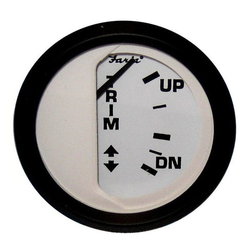 Euro White 2 Trim Gauge Merc Mariner Volvo Dp Yamaha