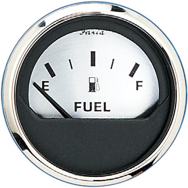 Spun Silver 2 Fuel Level Gauge E12F