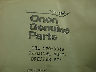 Onan generator 160-0349 terminal assembly breaker box Other part from MarineSurplus.com