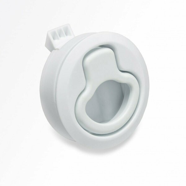 DOCK HARDWARE AND FASTENERS Non Locking Latch; White; Nylon; Single
