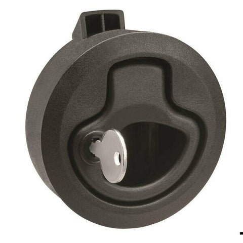 DOCK HARDWARE AND FASTENERS Locking Latch; Black; Nylon; Single