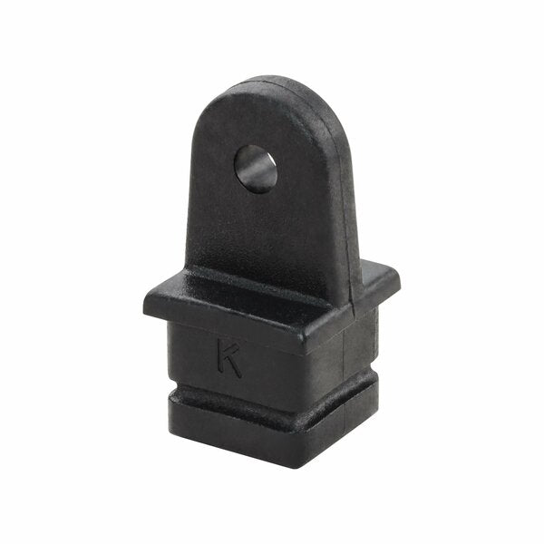 DOCK HARDWARE AND FASTENERS 1 Inch Square; Black; Nylon