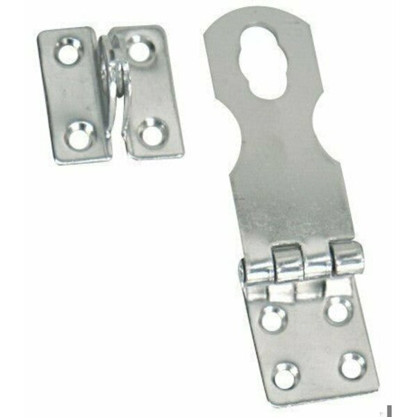 DOCK HARDWARE AND FASTENERS Fixed Safety; Chrome Plated; Silver; Brass; 1 Inch Length x 3 Inch Width