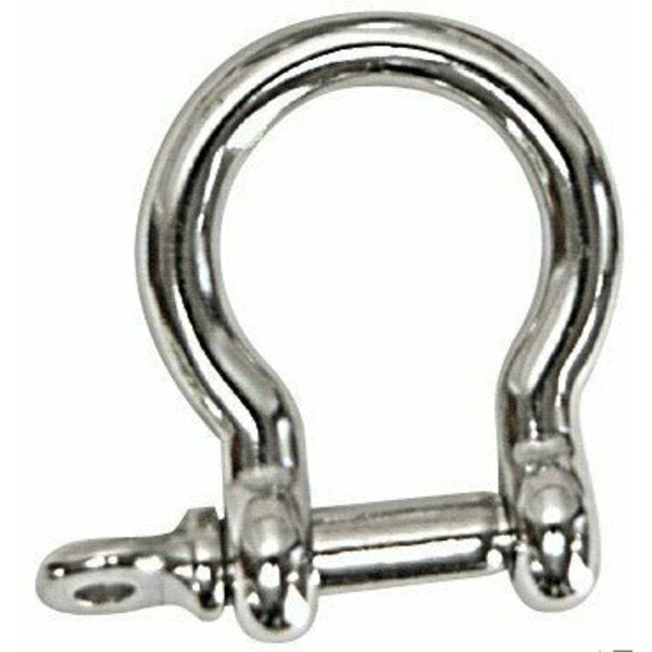 DOCK LINE Round Pin; 3/8 Inch; Polished; Stainless Steel; Single