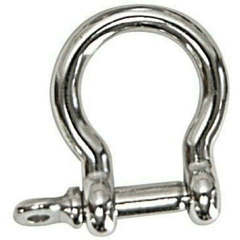 DOCK LINE Round Pin; 1/2 Inch; Polished; Stainless Steel; Single
