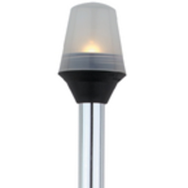 Attwood All-Round Pole Light With Fixed Base 8";Globe Style