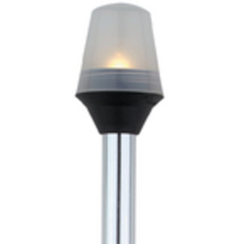 Attwood All-Round Pole Light With Fixed Base 8";Globe Style