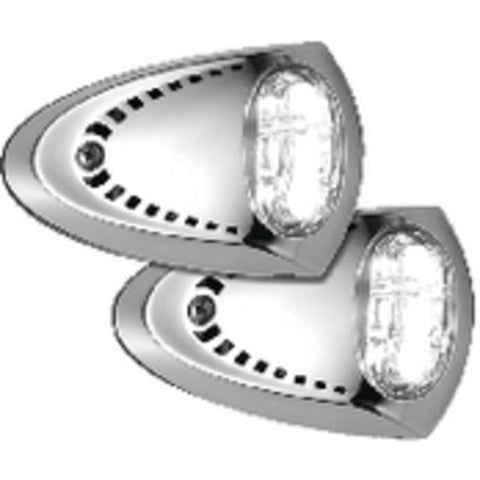 Attwood 6522SS7 Stainless LED Docking Lights,  2.8" x 4.5",  PK2