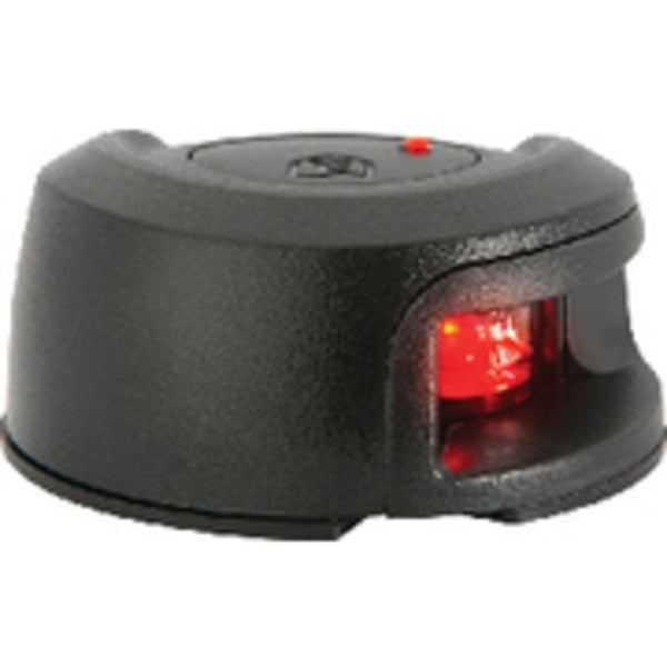 Attwood LightArmor LED Deck Mount Side Light; Black; Port Side