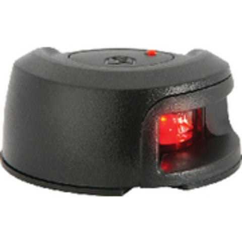Attwood LightArmor LED Deck Mount Side Light; Black; Port Side