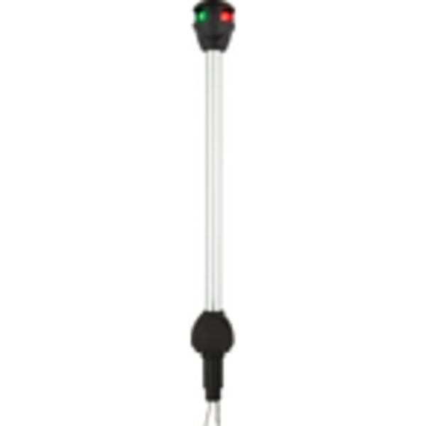 Attwood LightArmor Bi-Color LED Navigation Pole Light; 10" Angled